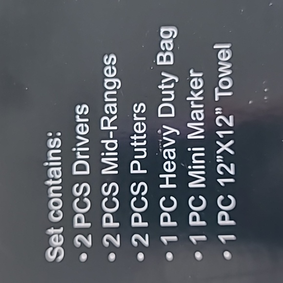 Deluxe disc golf starter set - Picture 2 of 5